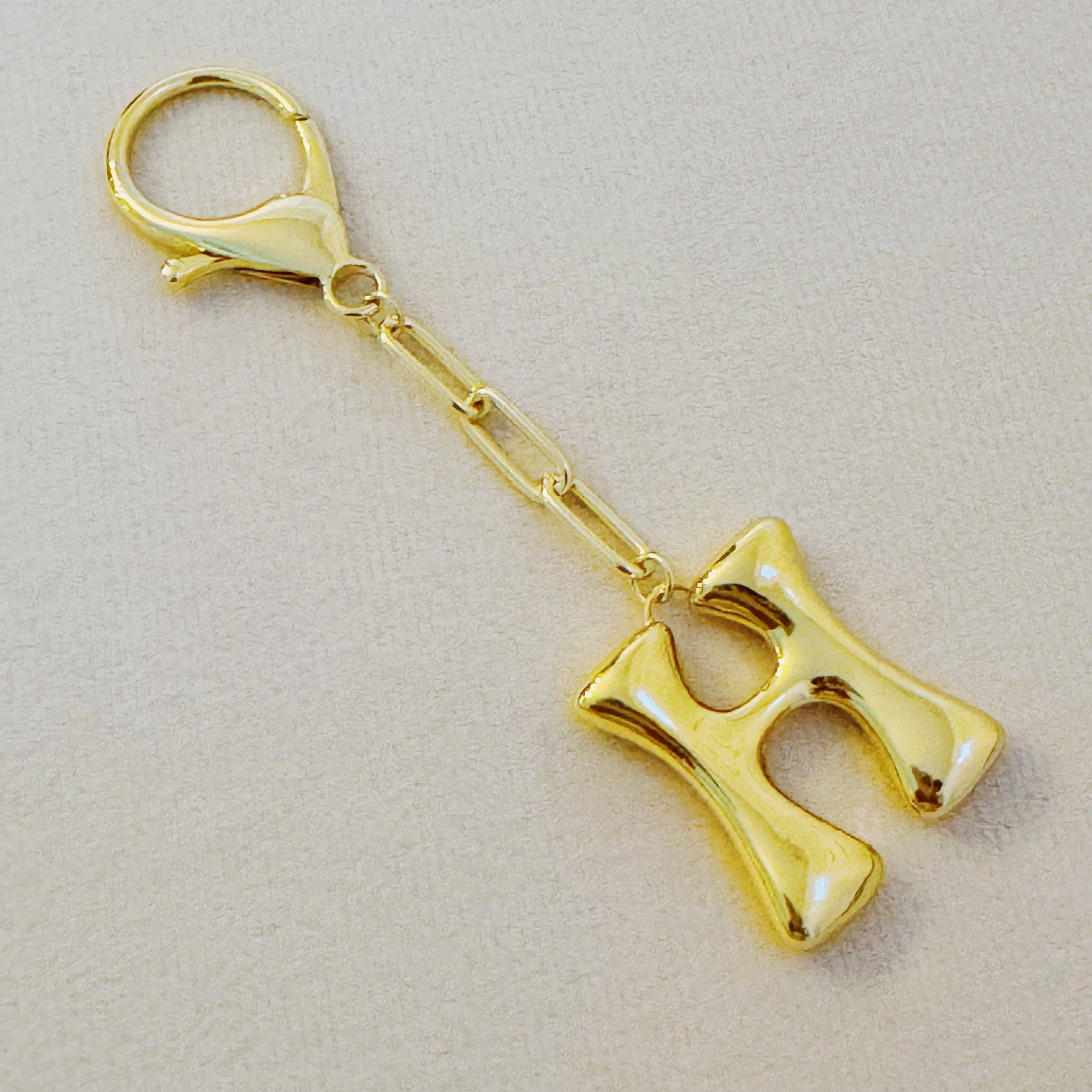 Whimsy Balloon Letter Initial Bag Charm: B