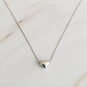 Love Bean Heart Necklace: Gold