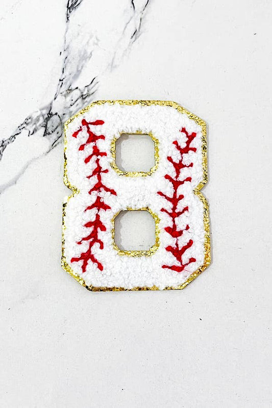 Chenille Baseball Patch #8