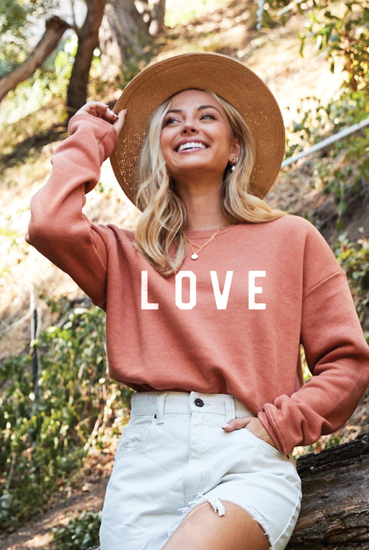 LOVE Graphic Sweatshirt: ATHLETIC HEATHER / L