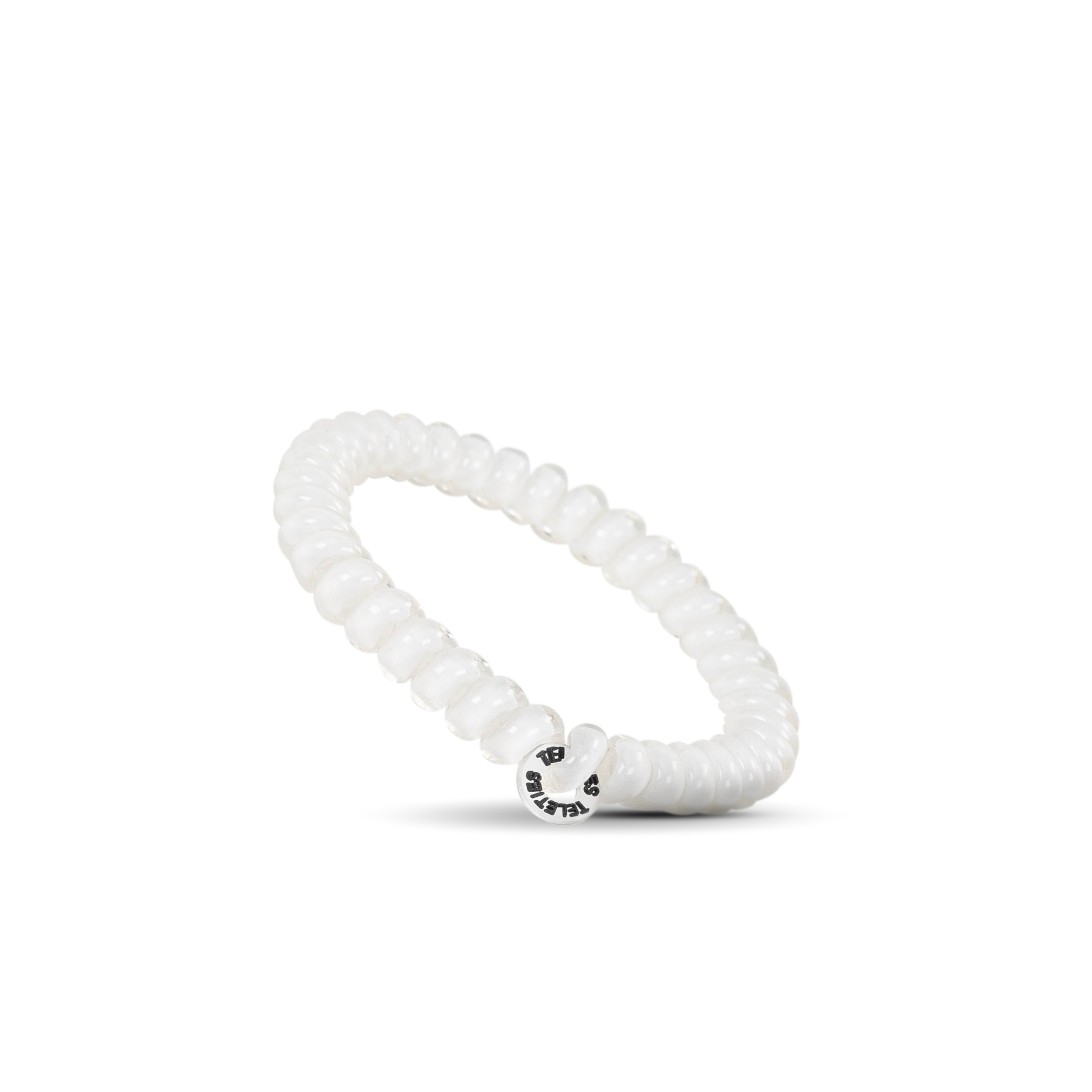 Spiral Hair Coils | Small | Coconut White Hair Ties: Small