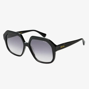 Stella Acetate Womens Octagonal Sunglasses: Black