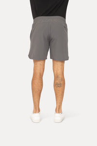 MEN - Wave Accent Essential Active Shorts: Black / S:M:L:XL