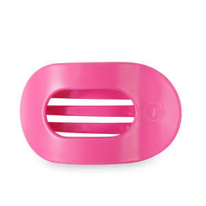 Paradise Pink Large Flat Round Hair Clip