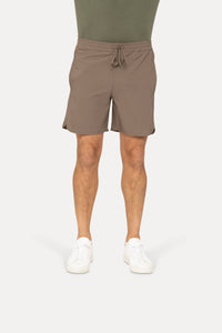 MEN - Wave Accent Essential Active Shorts: Black / S:M:L:XL