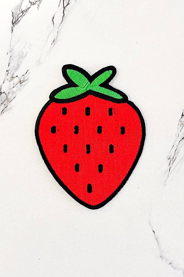 Strawberry Embroidered Patch