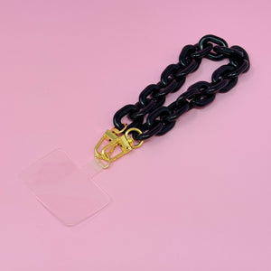 Link Multi Function Phone Wrist Lanyard: Pink