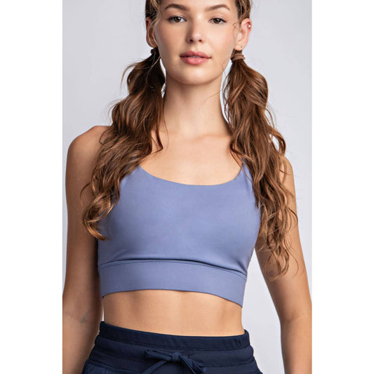 Charlotte BUTTER SPORTS BRA WITH ADJUSTABLE STRAP