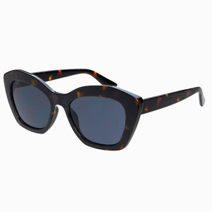 Paulina Cat Eye Sunglasses: Tortoise