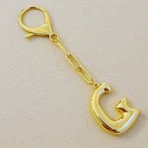 Whimsy Balloon Letter Initial Bag Charm: B