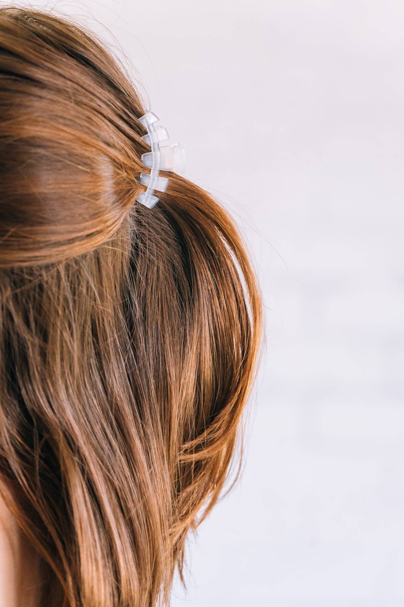 Classic Coconut White Tiny Hair Clip