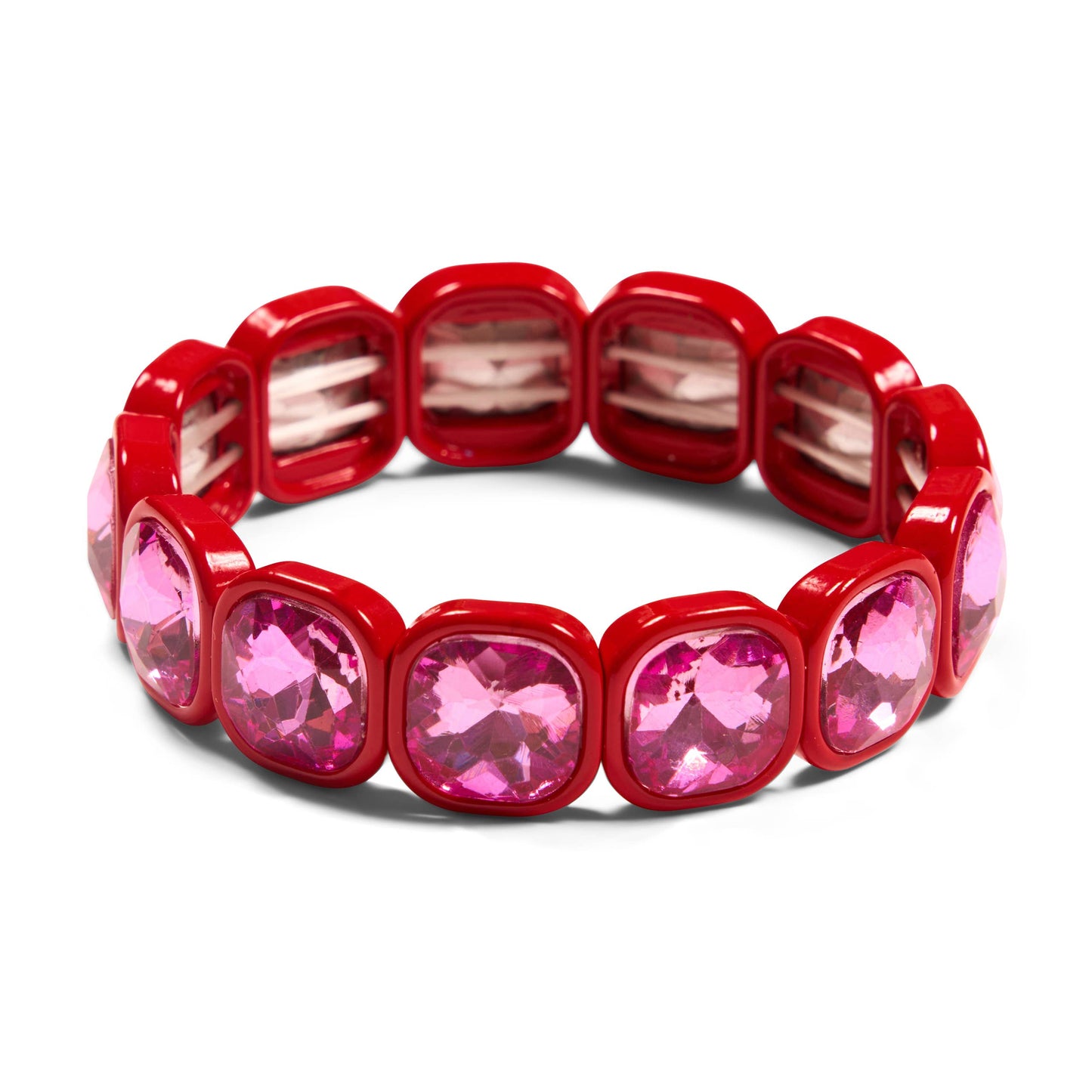 Ice Crystal Bracelets in Assorted Colors: Raspberry