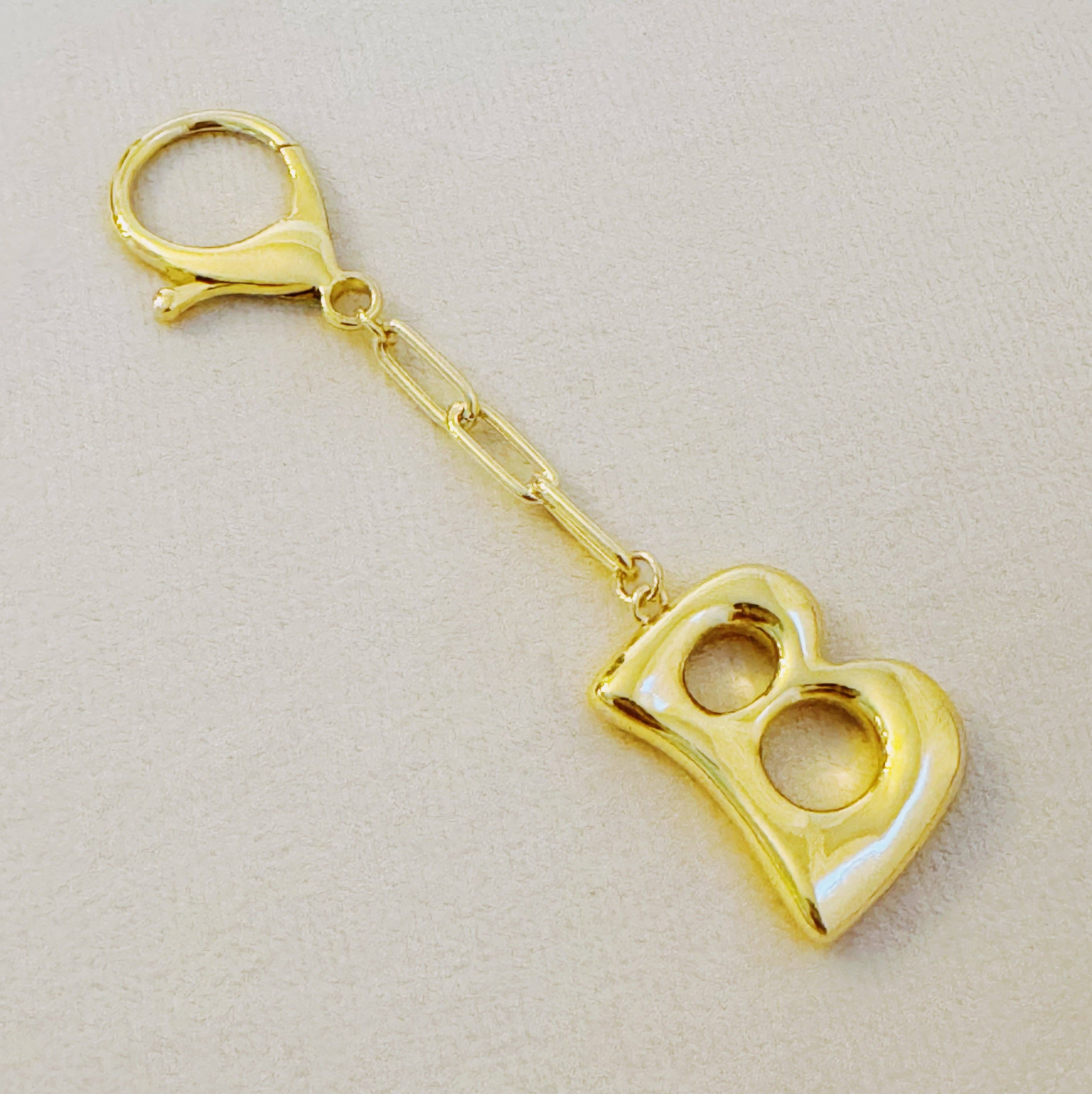 Whimsy Balloon Letter Initial Bag Charm: R