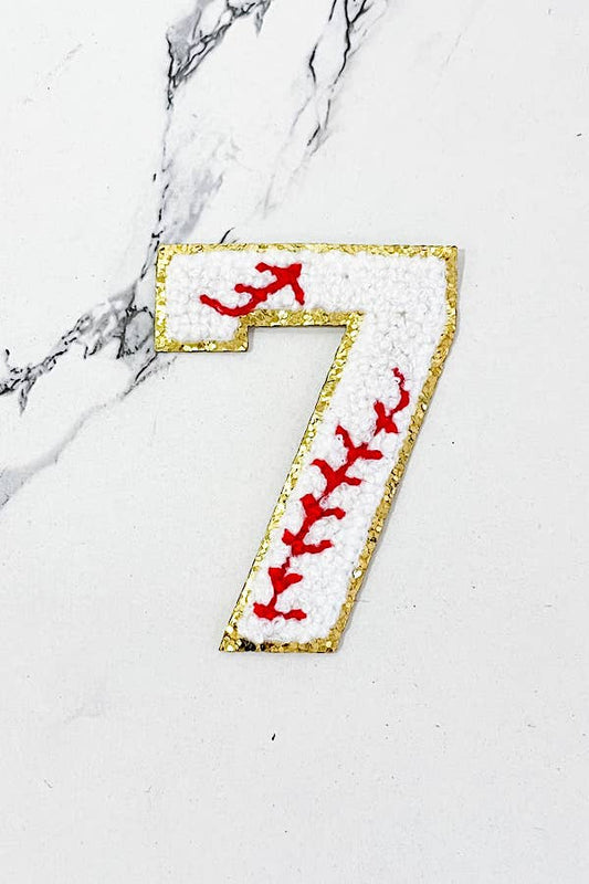 Chenille Baseball Patch #7