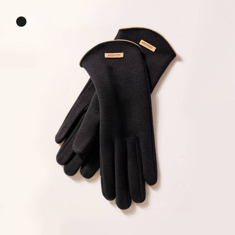 Gloving - Windproof Women's Touch Screen Gloves: KHAKI