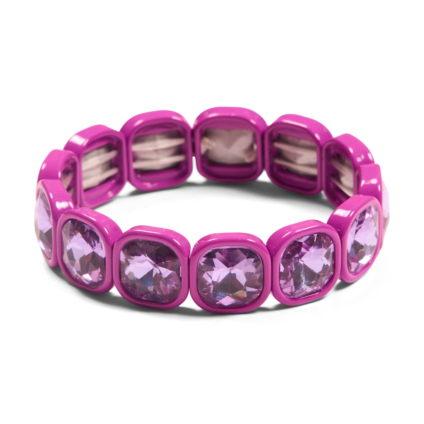 Ice Crystal Bracelets in Assorted Colors: Raspberry