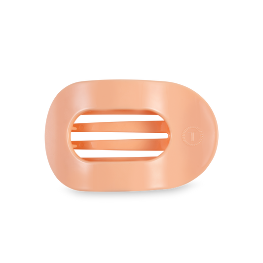 Peach Fuzz Medium Flat Round Clip