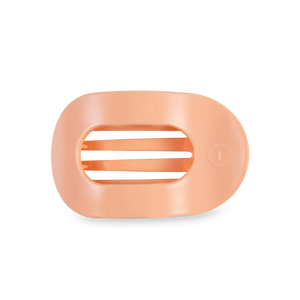 Peach Fuzz Medium Flat Round Clip