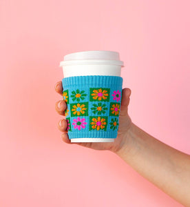 Flower Power | Pint Glass, Coffee Cup Sleeve & Can Koozie
