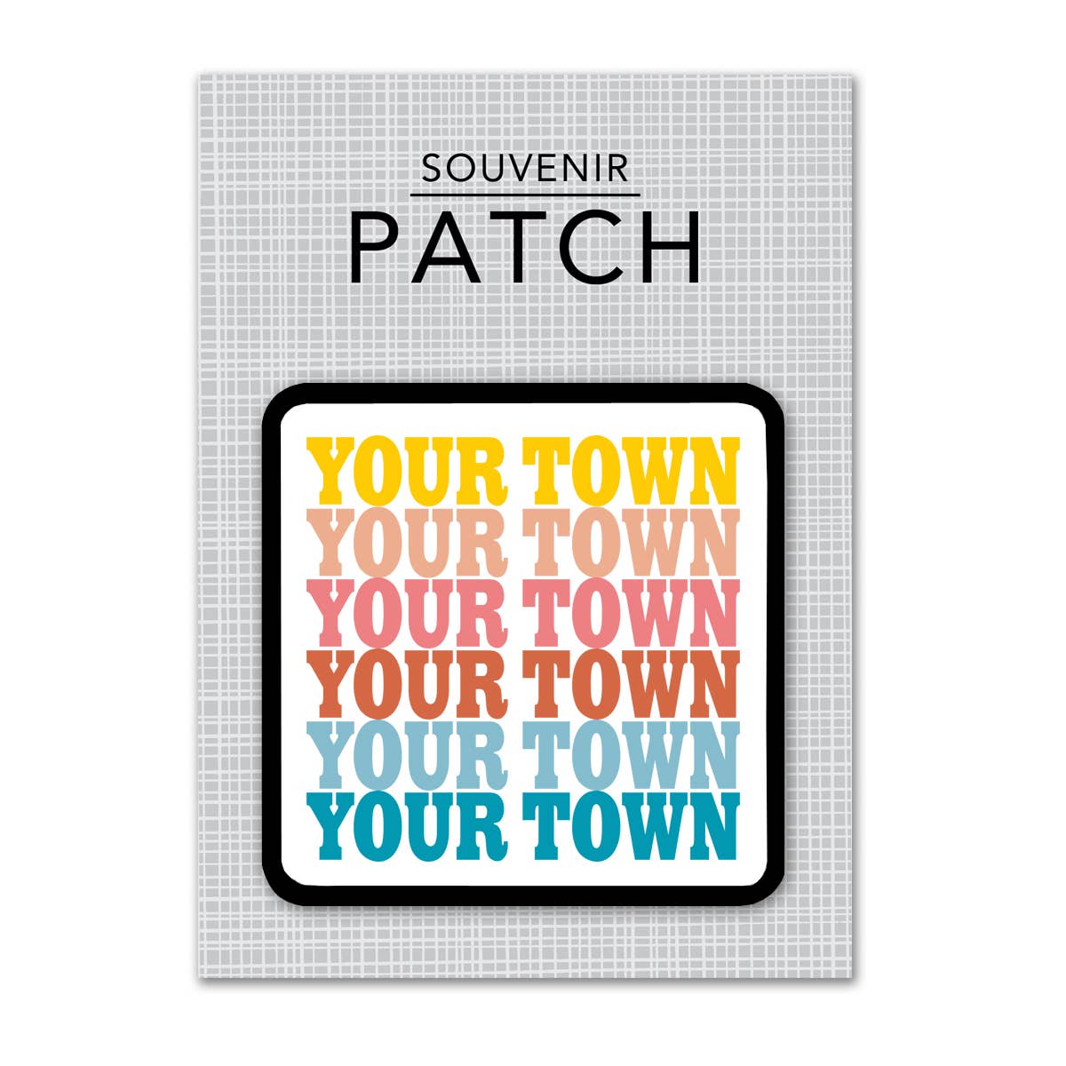 Personalized City Patch - Supergraphics