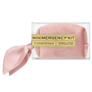 Luxury and peace of mind in the palm of your hand? Now you can have both with our new Velvet Scarf Minimergency Kits, which are beautiful as they are practical. Each soft velvet pouch with a matching silky scarf zipper pull contains 17 beauty, personal care, and style essentials...everything you need IN A PINCH®!