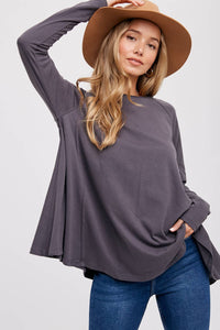 ESSENTIAL TRAPEZE KNIT TOP