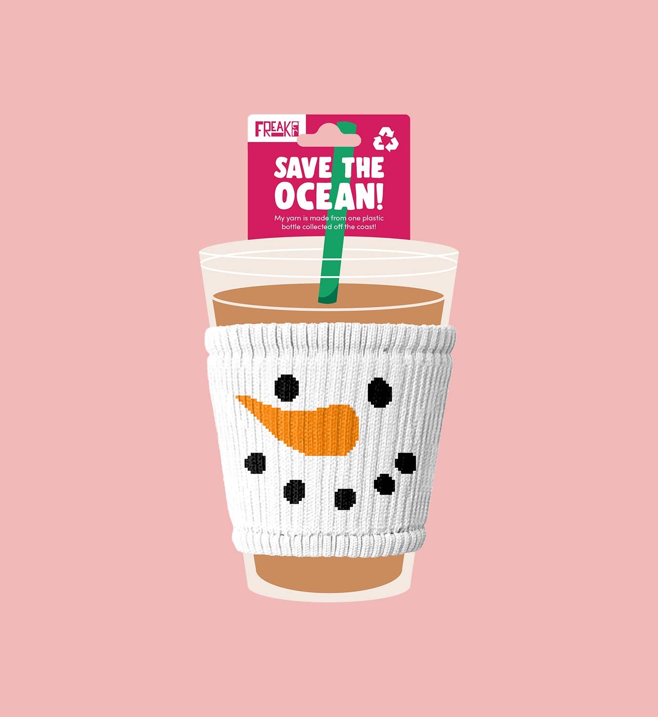 Snowman | Christmas Pint Glass, Coffee Sleeve & Can Koozie