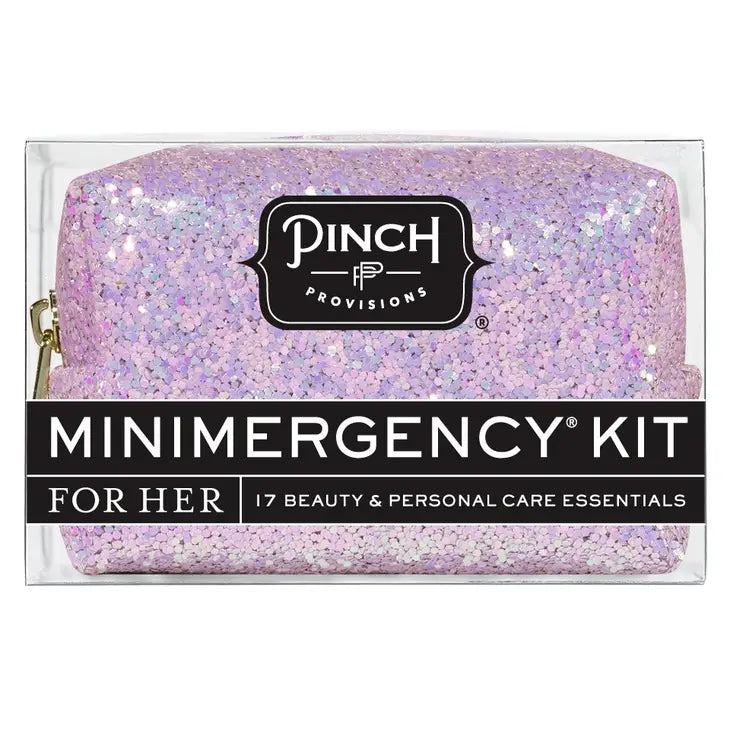 Say "I Do" to disaster relief with the Minimergency® Kit for Brides by Pinch Provisions®. This kit is chock-full of 21 little essentials to save the big day.