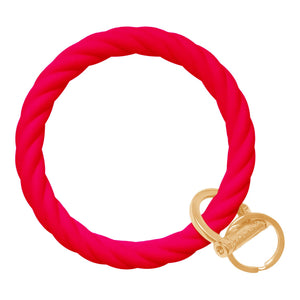 Twist Bracelet Key Ring -colorful, gift, impulse, best sell