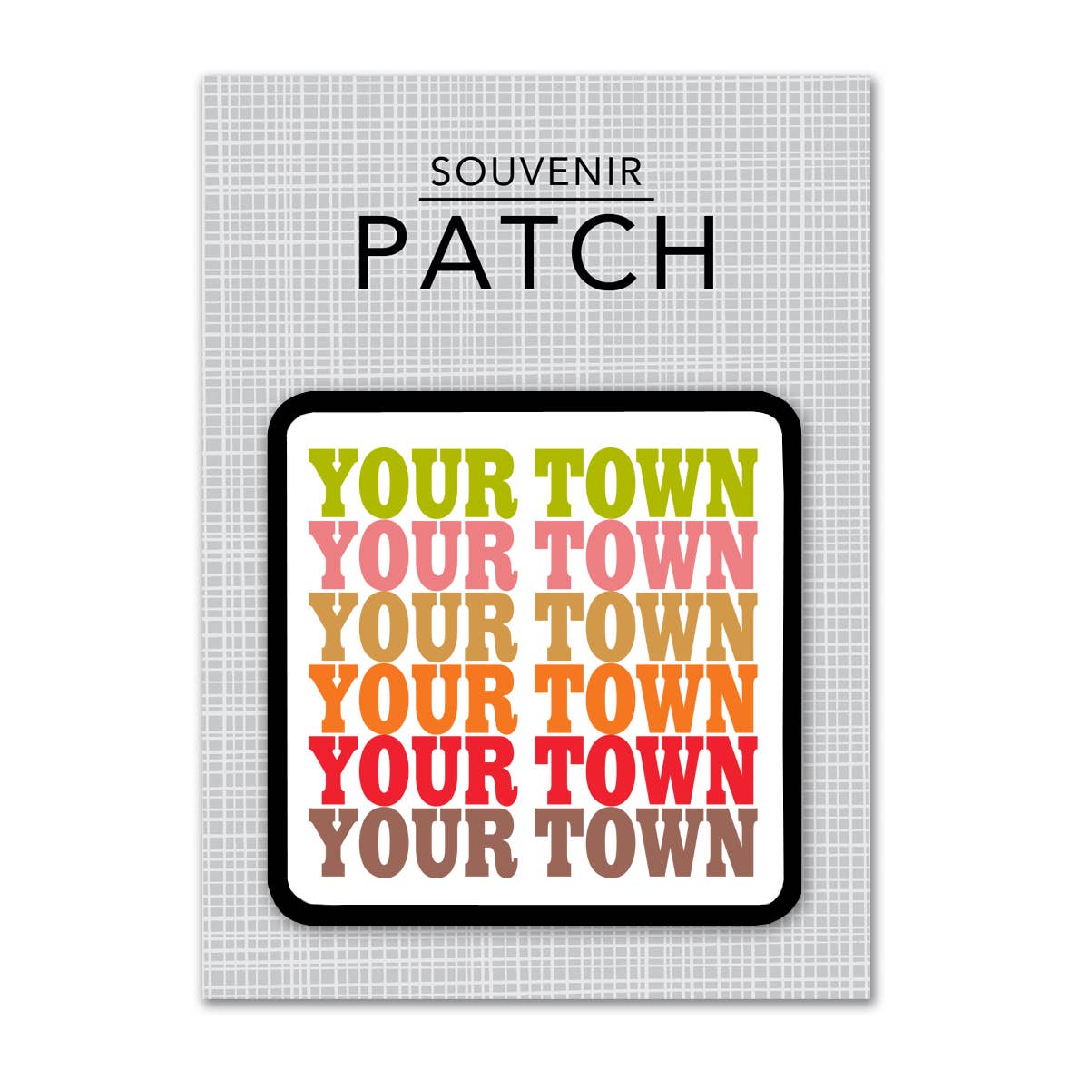 Personalized City Patch - Supergraphics