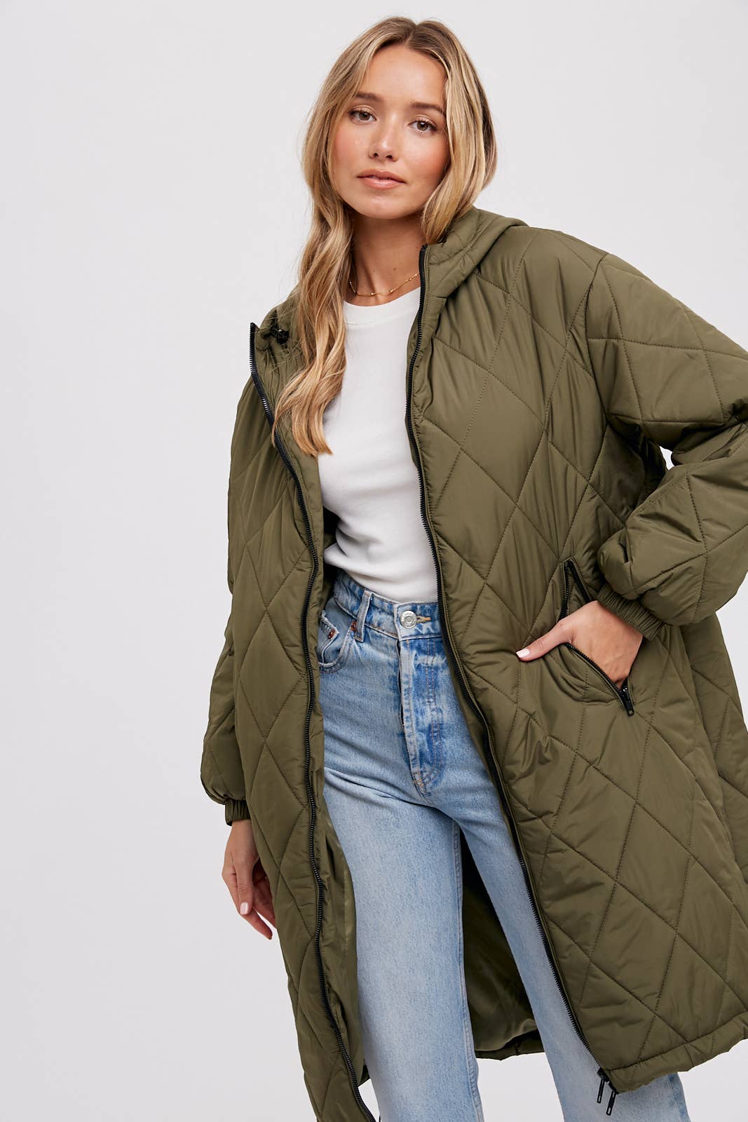 Sofia - LONGLINE QUILTED JACKET