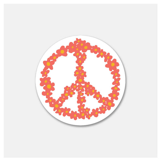 Daisy Peace Sign - Sticker